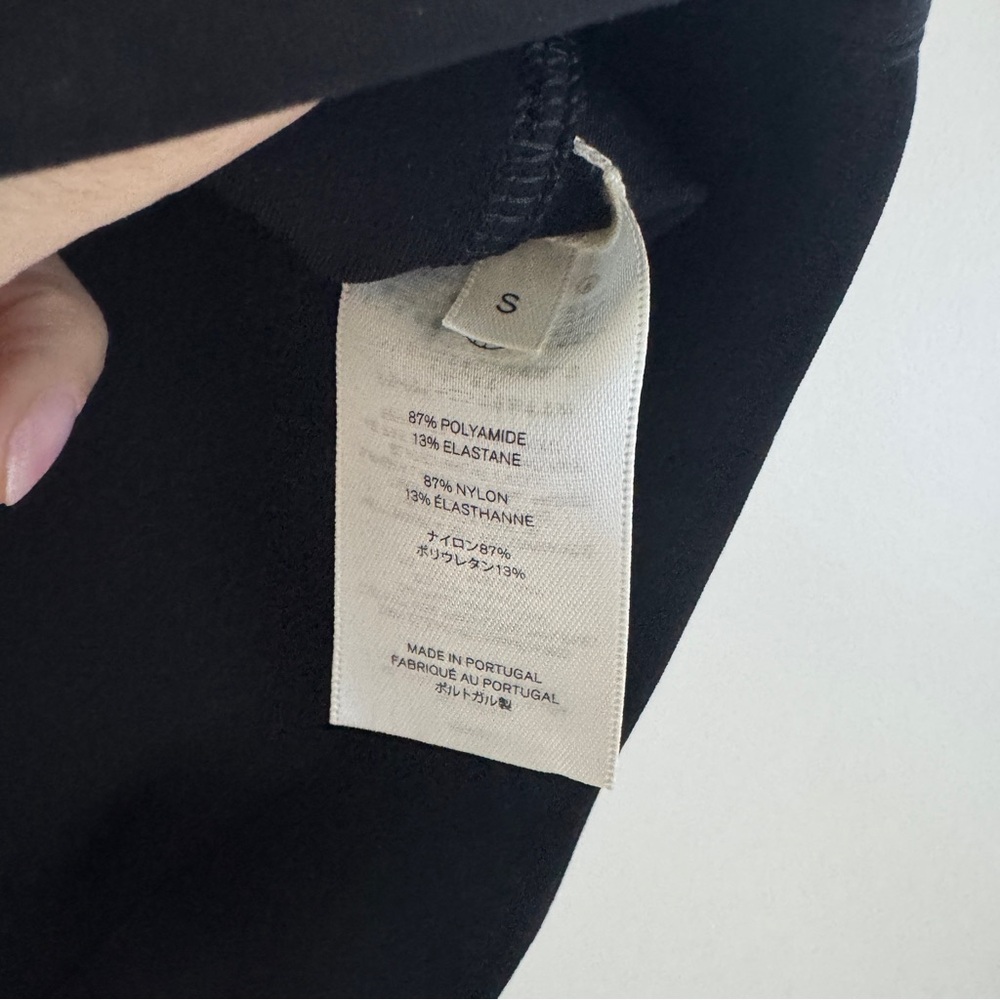 The Row Shellane Black Scuba Sleeveless Crewneck Top - Picture 7 of 9